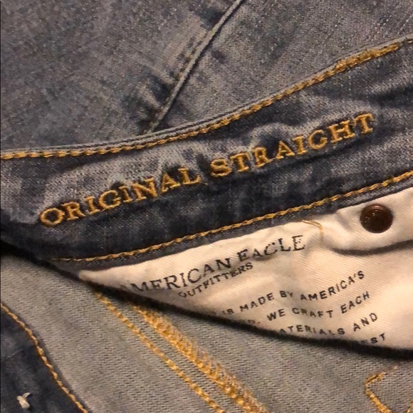 American Eagle Jeans Original Straight 30x34 - Picture 4 of 5